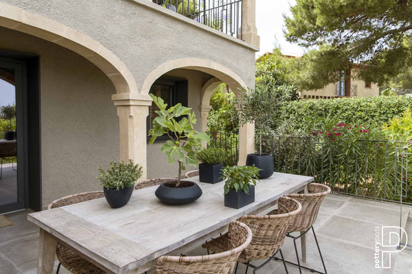 Tara XS 30/12 płaska osłonka czarna