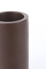 CILINDRO ALTO 14/28 doniczka cylindryczna brązowa