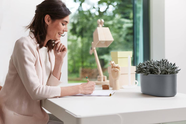 B. For Soft Duo 27x14/12,6 grafitowa doniczka prostokątna