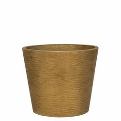 Mini Bucket M 16/15 kamienna doniczka złota metalik