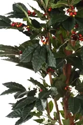 Sztuczna Kawa drzewko 180 cm 540 liści z owocami