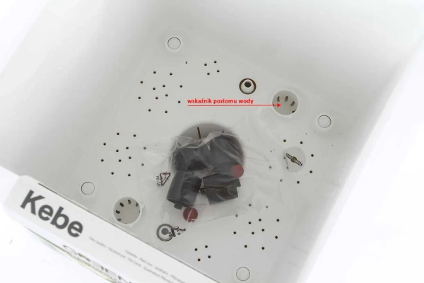 Wskaźnik poziomu wody do Kebe