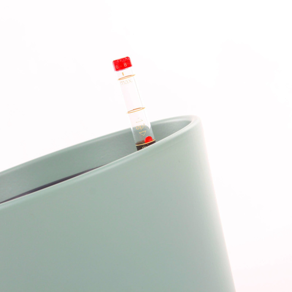 Zestaw do hydroponiki Leni 15/19 Vasa osłonka ceramiczna miętowa