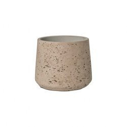 Patt L 20/16,5 doniczka okrągła kamienna szara cementowa