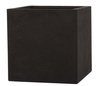 POLYSTONE donica kwadratowa 40x40/40 donica naturalna czarna