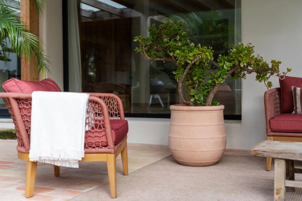 Nika L 52/52 ceglana donica kamienna