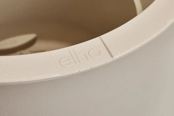 Amber Grail 30/28 beżowa donica na stopie balanced beige