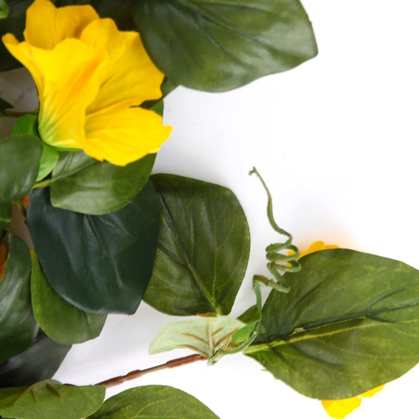 Sztuczna Petunia pnącze 80 cm deluxe żółte kwiaty