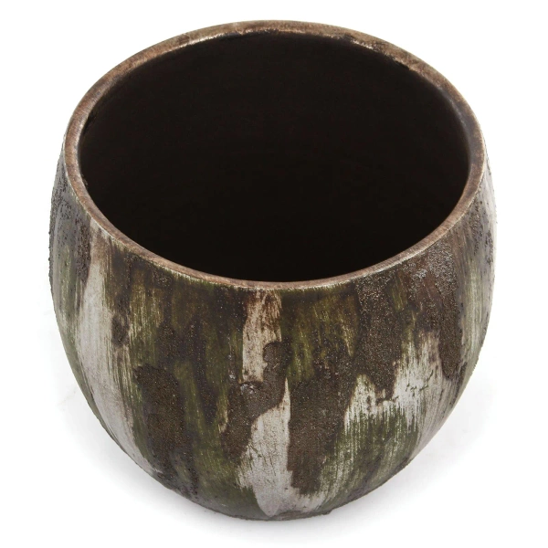 Roel 19/16 zielonkawosrebrna osłonka kulista ceramiczna