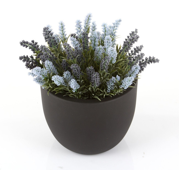 Sztuczna Lawenda 33 cm 7 pędów błękitna