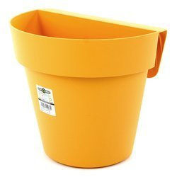 UP 25x20/23 doniczka balkonowa na balustradę mango