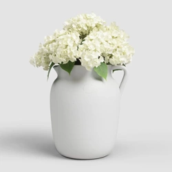 Gaia Jar 17/20 śródziemnomorski dzbanek biały