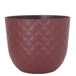 HAVANA Tropical 20/16,6 doniczka geometryczna designerska bordowa