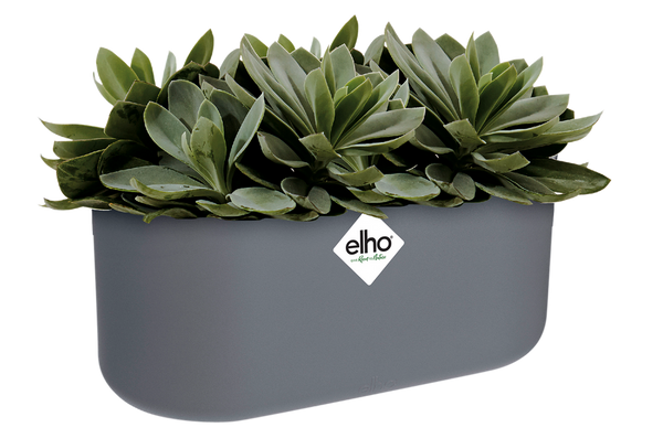 B. For Soft Duo 27x14/12,6 grafitowa doniczka prostokątna