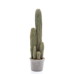 Sztuczny Kaktus San Pedro 57 cm w szarej doniczce