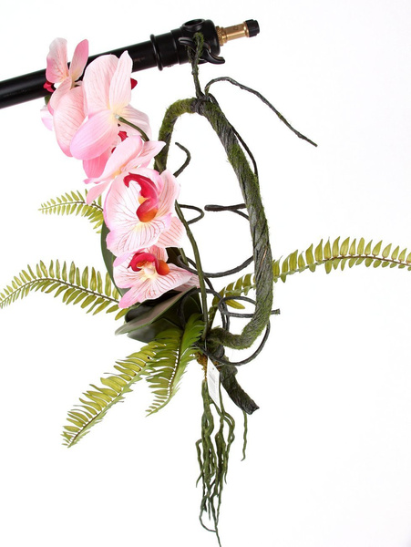 Sztuczny Storczyk Phalaenopsis wiszący 40x35 cm różowy