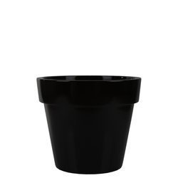 SIMPLE 40/35 donica lakierowana okrągła czarna