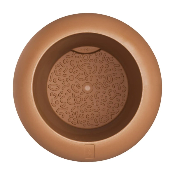 Amber Roll High 43/58 designerska donica wysoka karmelowa