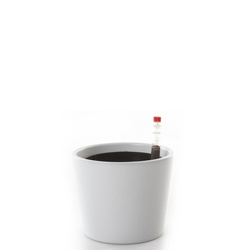 Zestaw do hydroponiki Leni 9/7 Vasa w białej osłonce ceramicznej