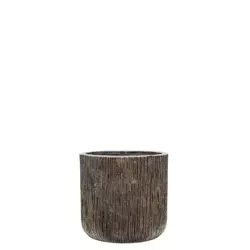 UNIVERSE WATERFALL CYLINDER 23/22 ekskluzywna donica cylindryczna brązowa