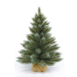 Sztuczna choinka Wyoming 90 cm w jutowym worku