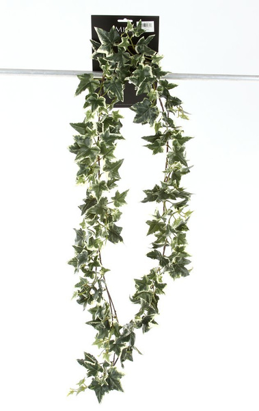 Sztuczny Bluszcz zwisający girlanda pnącze 180cm biało zielony gęsty