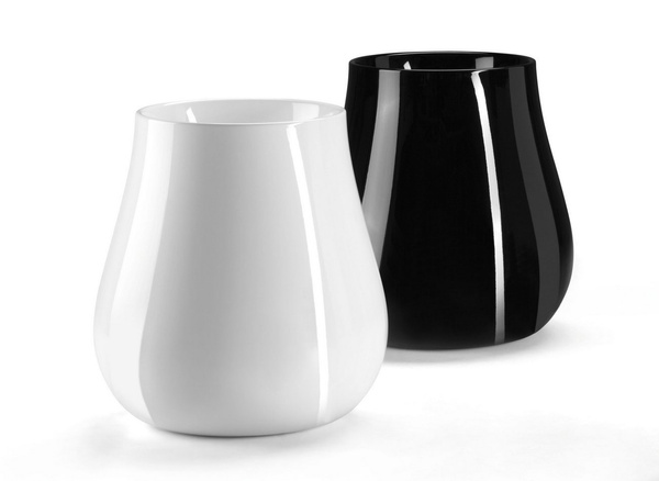 DROP 69/73 designerska donica lakierowana czarna