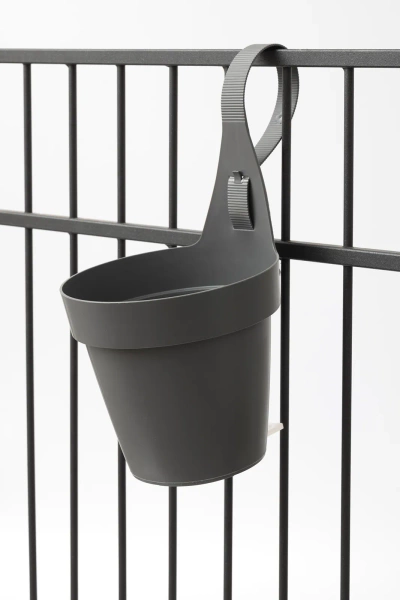 MyMood 18 doniczka wisząca antracytowa regulowana