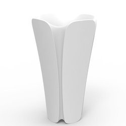 PEZZETTINA HIGH 50x50/85 biała donica designerska