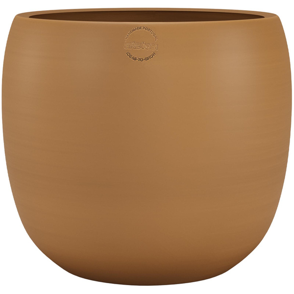 CIBELE 39/35 ceramiczna donica musztardowa