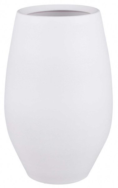 DOURO Vase 26/40 cm osłonka wazon ceramiczny biały