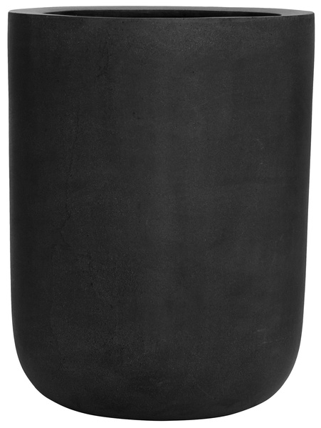 Dice XL 45/60 duża czarna donica kamienna