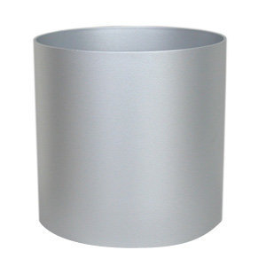 Elegance 37/37 donica cylindryczna srebrna metalik