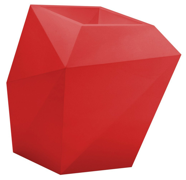 FAZ VONDOM 66x55/70 wysoka donica designerska czerwona