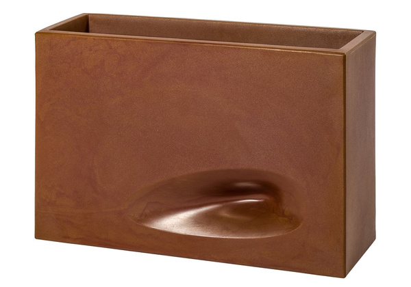 VASO CASSETTA MODO 75x26/50 donica designerska corten